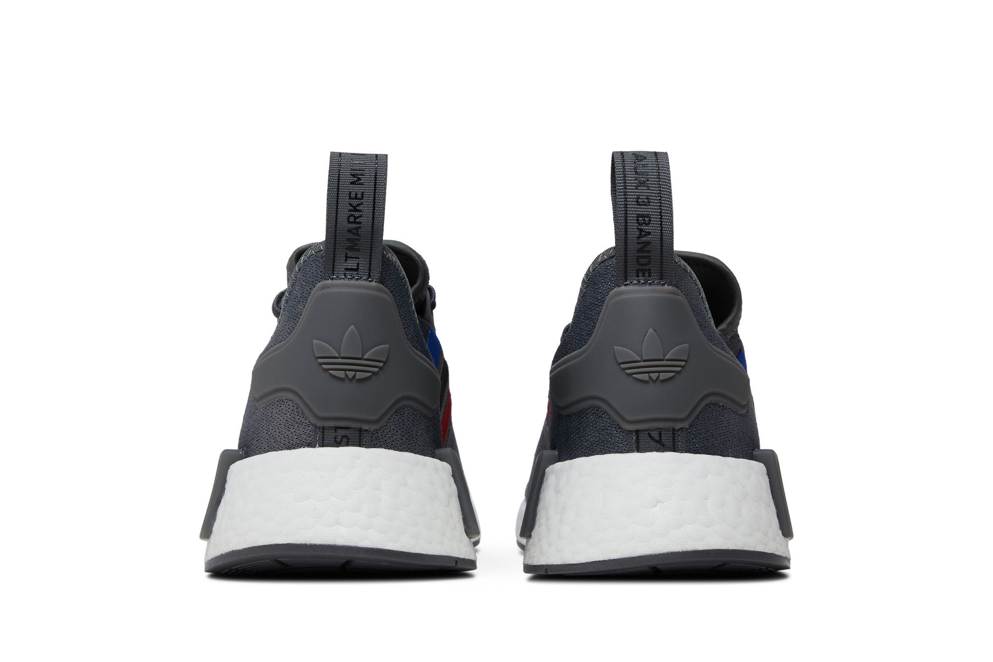 Details for adidas NMD_R1 ''Grau Rot Blau'' FZ5708