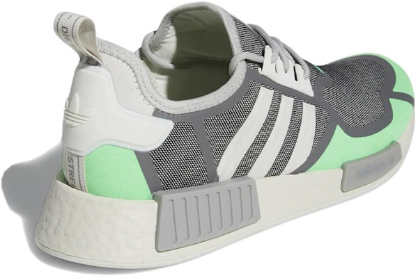 adidas NMD_R1 'Grey Screaming Green' GZ9275 Lookbook adidas NMD_R1 'Grey Screaming Green' GZ9275