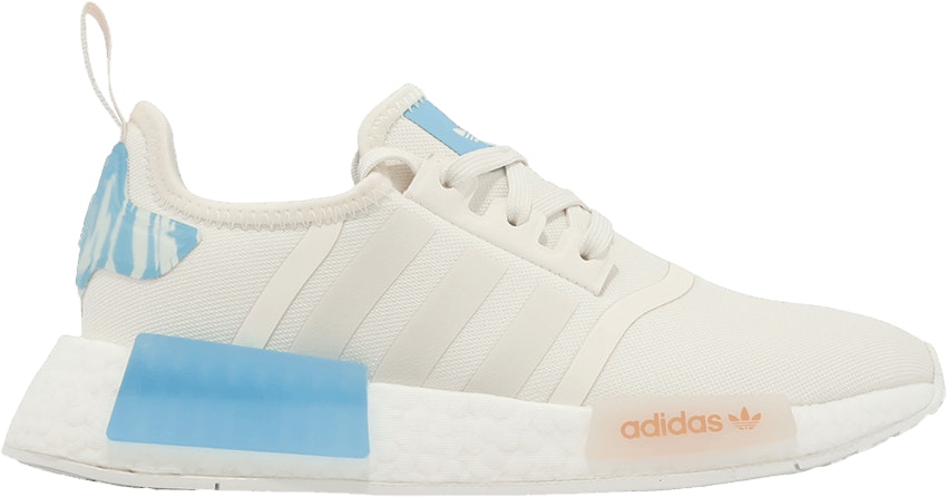White nmd with blue Clearance