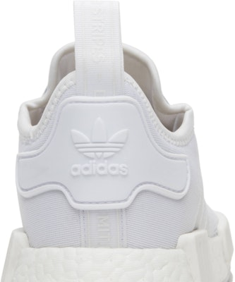 adidas NMD_R1 'Triple White' BA7245 Details for adidas NMD_R1 'Triple White' BA7245