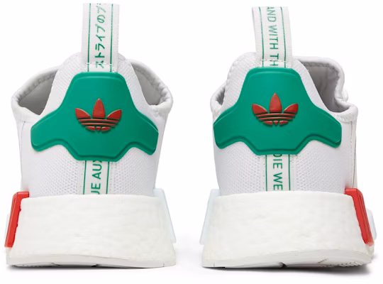 adidas NMD_R1 'White Red Green' HQ1434 Details for adidas NMD_R1 'White Red Green' HQ1434