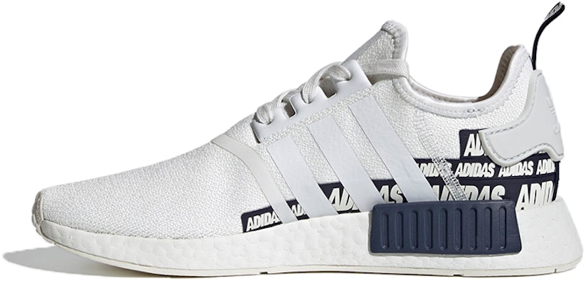 adidas NMD_R1 'Wordmark Heel Stripe - Crystal White Navy' FX6795 Buy adidas NMD_R1 'Wordmark Heel Stripe - Crystal White Navy' FX6795