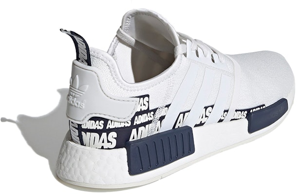 adidas NMD_R1 'Franja Talón Wordmark - Blanco Cristal y Azul Marino' FX6795 Shop adidas NMD_R1 'Franja Talón Wordmark - Blanco Cristal y Azul Marino' FX6795