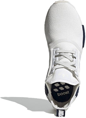 adidas NMD_R1 'Wordmark Heel Stripe - Crystal White Navy' FX6795 Purchase adidas NMD_R1 'Wordmark Heel Stripe - Crystal White Navy' FX6795
