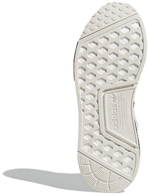 adidas NMD_R1 'Wordmark Heel Stripe - Crystal White Navy' FX6795 Details for adidas NMD_R1 'Wordmark Heel Stripe - Crystal White Navy' FX6795