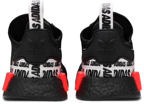 아디다스 NMD_R1 "워드마크 힐 스트라이프 - 블랙 솔라 레드" FX6794 Details for 아디다스 NMD_R1 "워드마크 힐 스트라이프 - 블랙 솔라 레드" FX6794