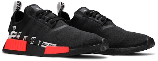 adidas NMD_R1 'Wordmark Heel Stripe - Hitam Solar Merah' FX6794 Cheap adidas NMD_R1 'Wordmark Heel Stripe - Hitam Solar Merah' FX6794