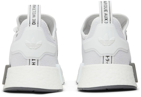 adidas NMD R1 Primeblue 'White Black Grey' GZ9261 Details for adidas NMD R1 Primeblue 'White Black Grey' GZ9261