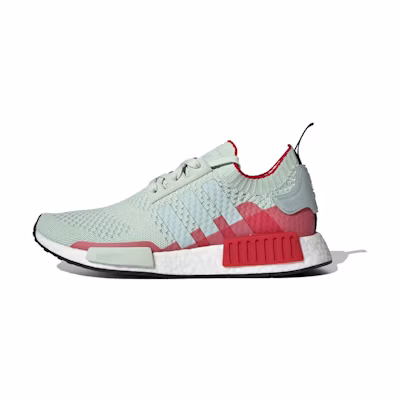 adidas NMD_R1 Primeknit 'Linen Green Scarlet'