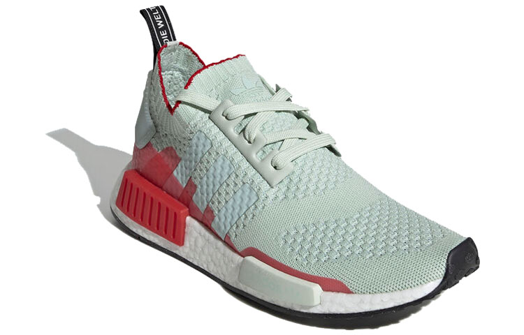Order adidas NMD_R1 Primeknit 'Linen Green Scarlet' Hijau Linen & Merah EE5078