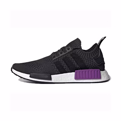 adidas NMD_R1 Primeknit 'Knit - Black Purple'