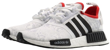 阿迪达斯 NMD_R1 STLT '白色 黑色 红色' FV3874 Lookbook 阿迪达斯 NMD_R1 STLT '白色 黑色 红色' FV3874