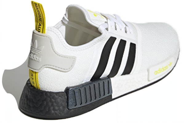愛迪達 NMD_R1 STLT Primeknit '白色 黑色 亮黃色' FV2549 Lookbook 愛迪達 NMD_R1 STLT Primeknit '白色 黑色 亮黃色' FV2549