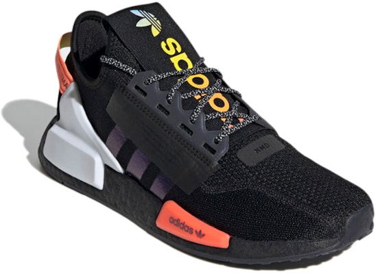 adidas NMD_R1 V2 'Black Coral' FY3523 Lookbook adidas NMD_R1 V2 'Black Coral' FY3523