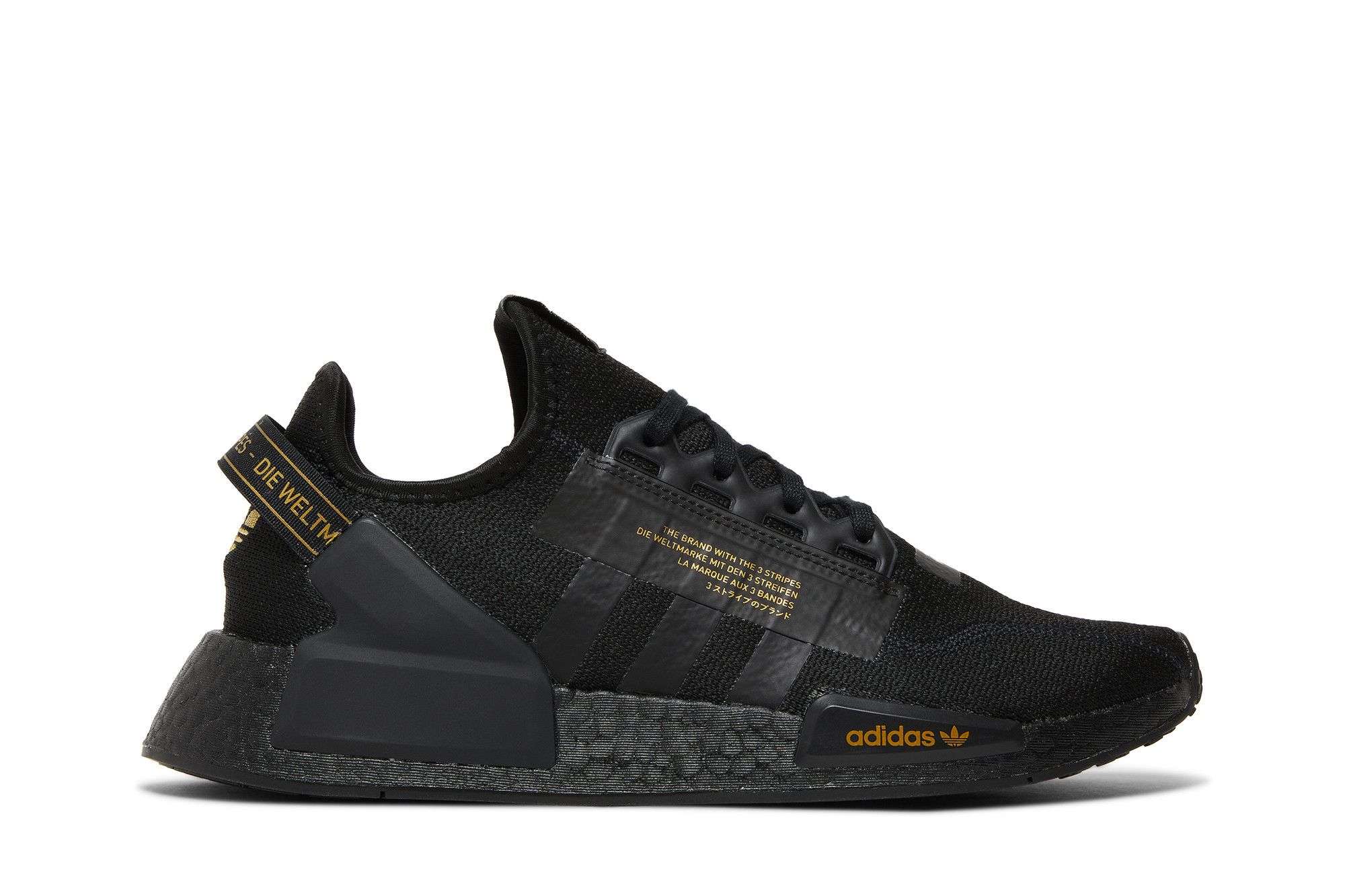 adidas NMD_R1 V2 'Black Gold Metallic' HP3251
