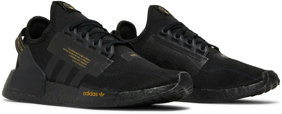 adidas NMD_R1 V2 'Black Gold Metallic' HP3251 1
