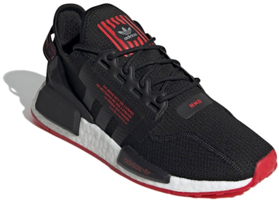adidas NMD_R1 V2 'Hitam Merah' GV8251 Lookbook adidas NMD_R1 V2 'Hitam Merah' GV8251