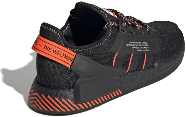 adidas NMD_R1 V2 '黑色太陽紅' FW6409 Lookbook adidas NMD_R1 V2 '黑色太陽紅' FW6409