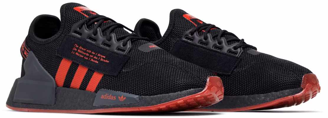 adidas NMD_R1 V2 'Black Vivid Red' GY2071 Cheap adidas NMD_R1 V2 'Black Vivid Red' GY2071