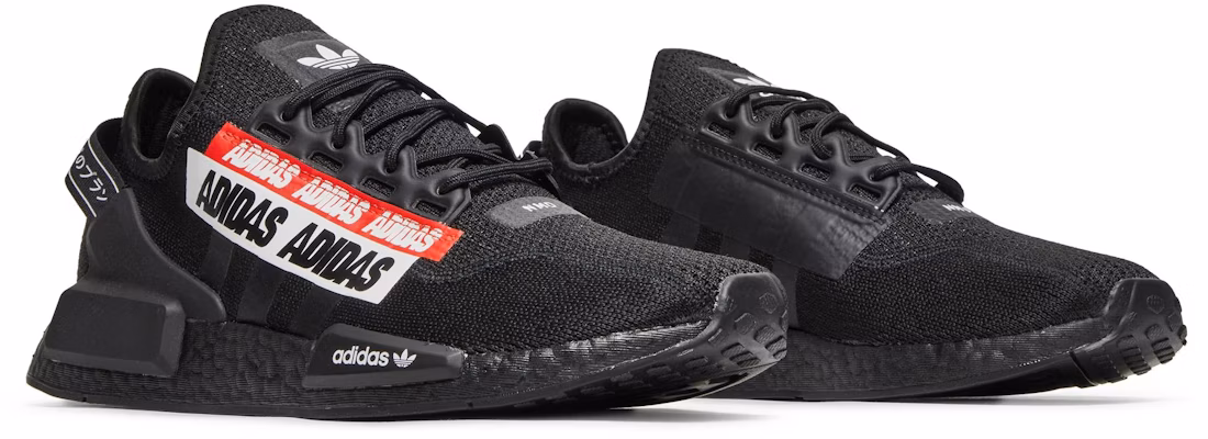 adidas NMD_R1 V2 'Core Black Red' H01589 Cheap adidas NMD_R1 V2 'Core Black Red' H01589