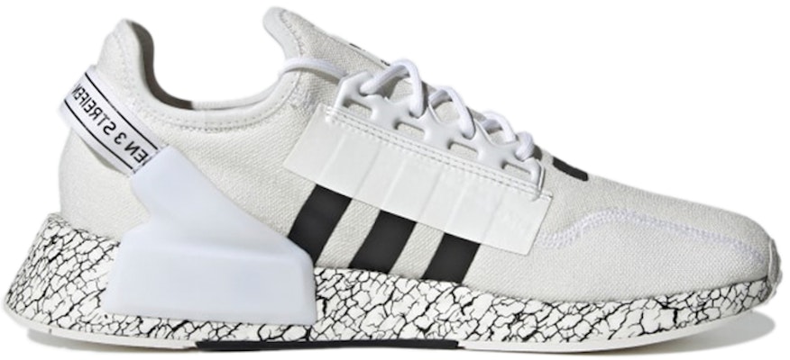 阿迪达斯 NMD_R1 V2 '裂纹 - 白黑' GZ6550 Order 阿迪达斯 NMD_R1 V2 '裂纹 - 白黑' GZ6550