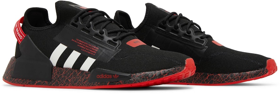 아디다스 NMD_R1 V2 '크랙클 - 블랙 레드' GZ6552 Cheap 아디다스 NMD_R1 V2 '크랙클 - 블랙 레드' GZ6552