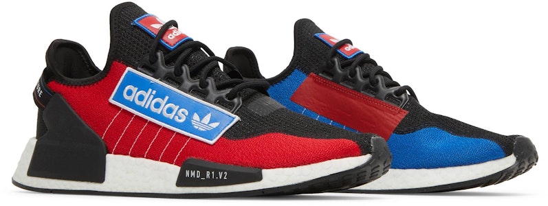 adidas originals NMD_R1.V2 舒適透氣 低幫運動鞋 紅黑拼接 Cheap adidas originals NMD_R1.V2 舒適透氣 低幫運動鞋 紅黑拼接