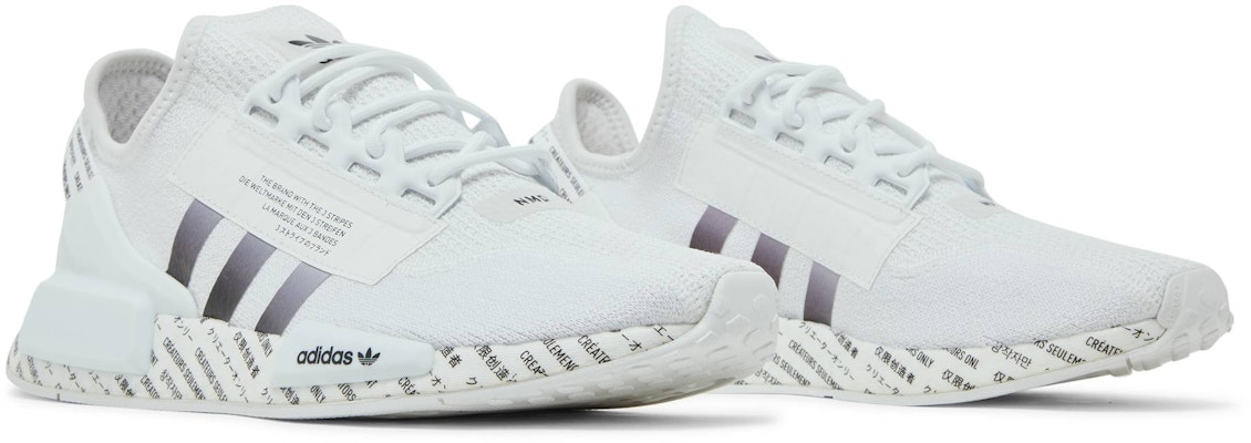 adidas NMD_R1 V2 'Script - White' GX1116 Cheap adidas NMD_R1 V2 'Script - White' GX1116