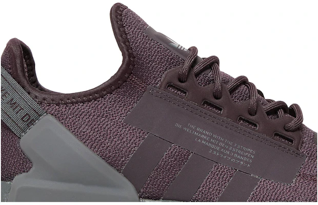 Grey and maroon adidas nmd best sale