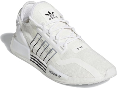 阿迪达斯 NMD_R1 V2 '白黑'配色 GZ1999 Lookbook 阿迪达斯 NMD_R1 V2 '白黑'配色 GZ1999