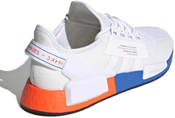 adidas Originals NMD_R1 V2 白橙藍 Shop adidas Originals NMD_R1 V2 白橙藍