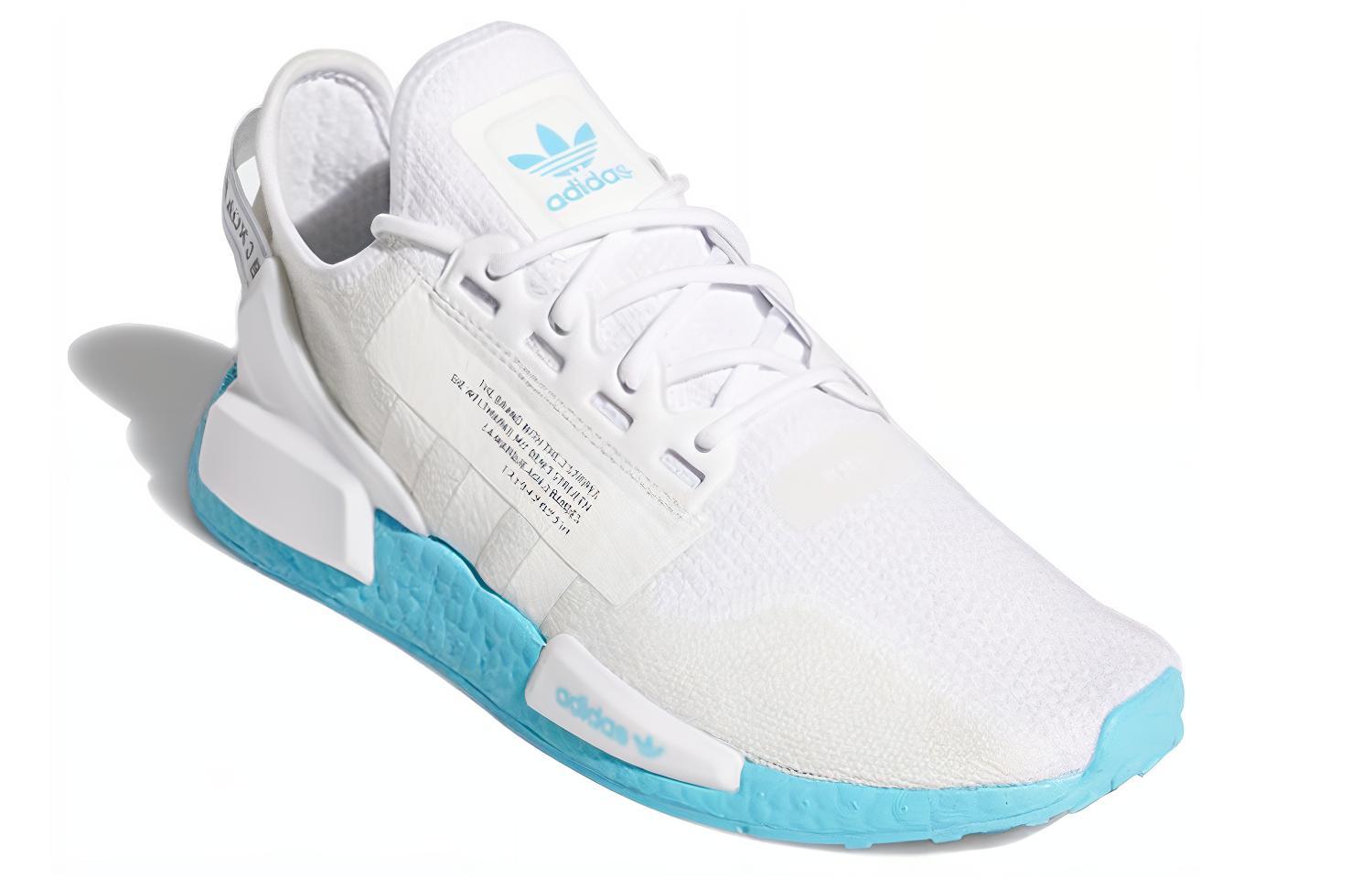 Lookbook アディダス NMD_R1 V2 "ホワイト/ソーラーブルー" FX3901