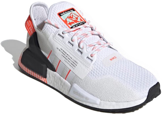아디다스 NMD_R1 V2 '화이트 솔라 레드' FW6410 Order 아디다스 NMD_R1 V2 '화이트 솔라 레드' FW6410