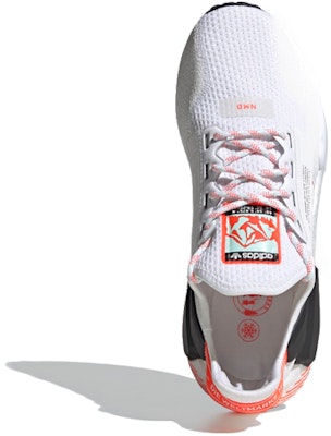 아디다스 NMD_R1 V2 '화이트 솔라 레드' FW6410 Shop 아디다스 NMD_R1 V2 '화이트 솔라 레드' FW6410