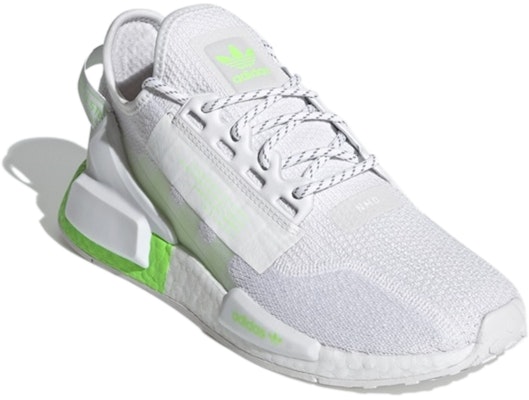 adidas NMD R1 V2 White Signal Green GX4985 Lookbook adidas NMD R1 V2 White Signal Green GX4985
