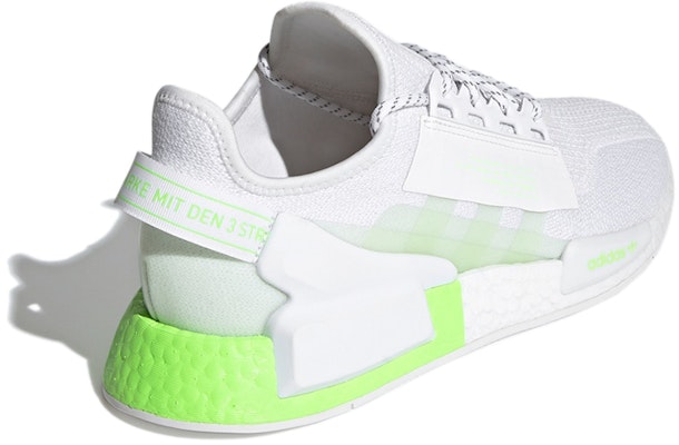 adidas NMD R1 V2 White Signal Green GX4985 Shop adidas NMD R1 V2 White Signal Green GX4985