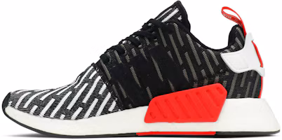 Lookbook 阿迪达斯 NMD_R2 PK '核心黑条纹' BB2951