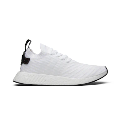 adidas NMD_R2 Primeknit 'White Black'