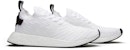 adidas NMD_R2 Primeknit 'Putih Hitam' BY3015