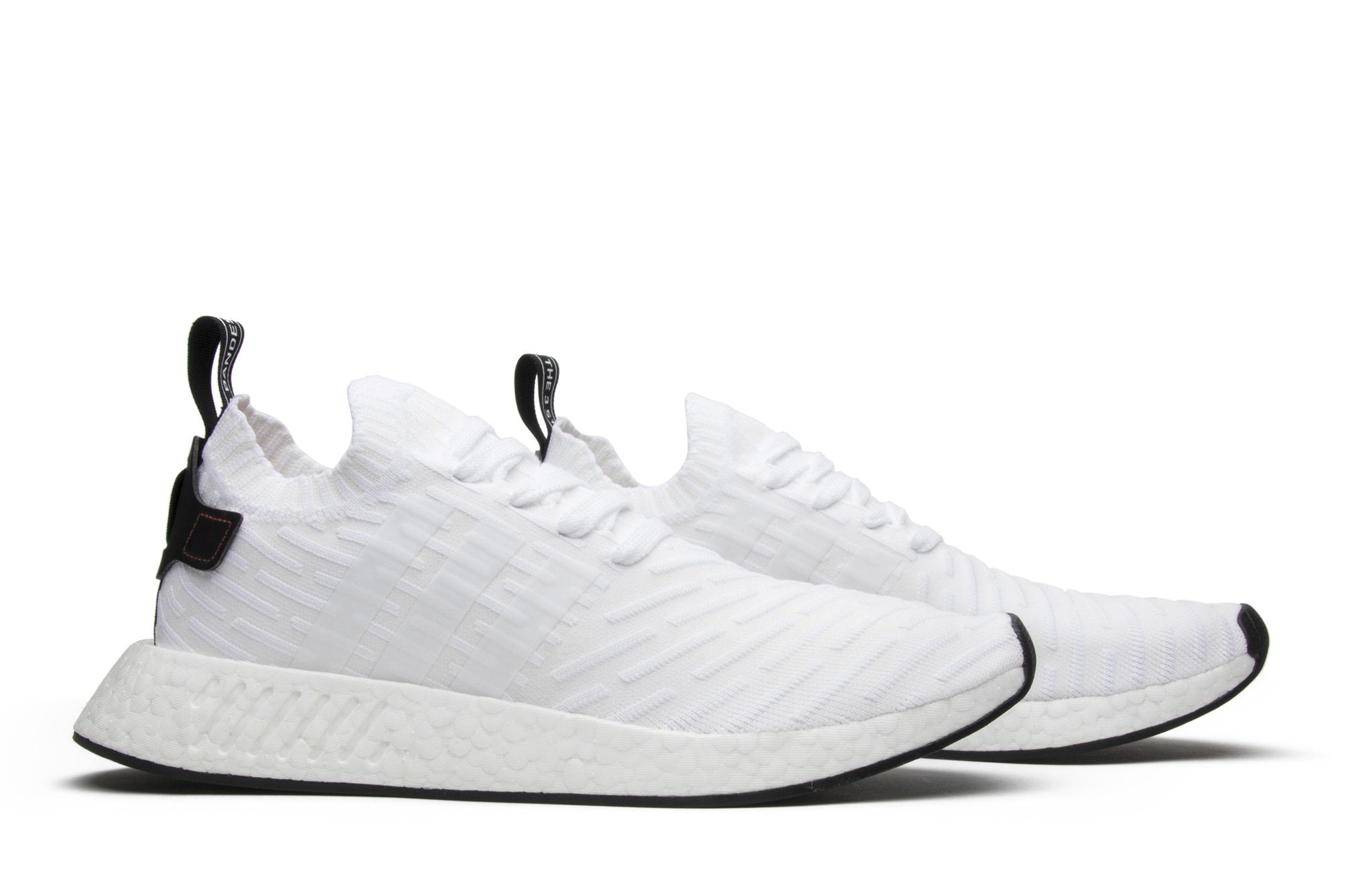 Cheap adidas NMD_R2 Primeknit ''Weiß Schwarz'' BY3015