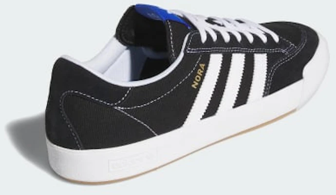 아디다스 노라 스니커즈 코어 블랙/클라우드 화이트/블루 버드 HQ7537 Details for 아디다스 노라 스니커즈 코어 블랙/클라우드 화이트/블루 버드 HQ7537