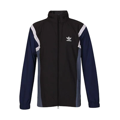 adidas Nova Wind Jkt Printed Logo Zip Hoodie Jacket Blue CE2481