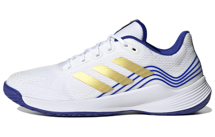 adidas Novaflight 'Cloud White Matte Gold Lucid Blue' HQ3514