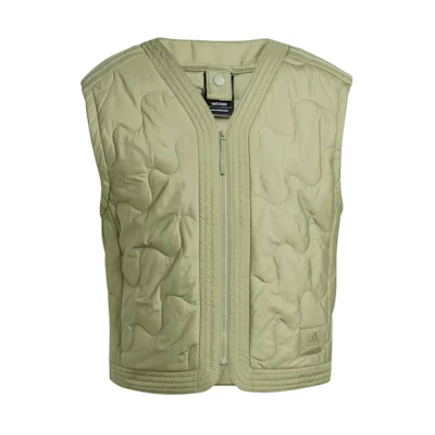 adidas NUGANIC V-Neck Zip Jacket Outdoor Casual - Tent Green IX6702