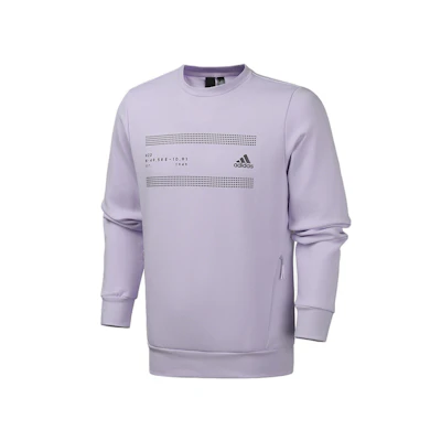 adidas O1 GFX SWT Crewneck Logo Sweatshirt Light Purple - FM9390