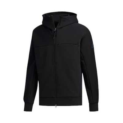 adidas O1 HTT Music Black Hooded Casual Sports Jacket FM9386