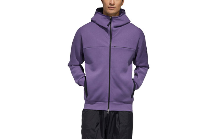 adidas O1 HTT Music Tech Purple Casual Hoodie Jacket FM9389