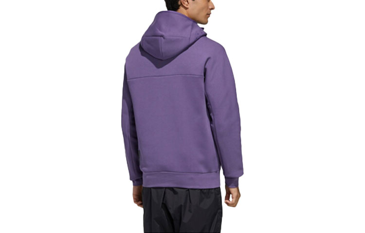 adidas O1 HTT Music Tech Purple Casual Hoodie Jacket FM9389 圖 3