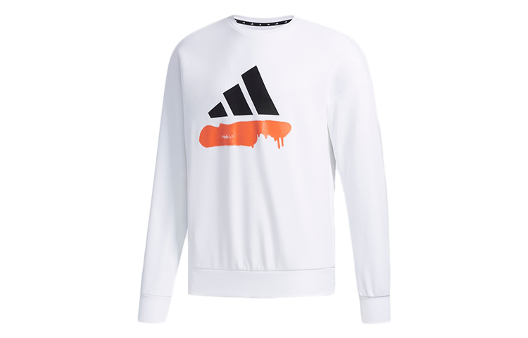 adidas O2 SWT BOS Pullover Sweatshirt Men’s White Casual Activewear FM9406