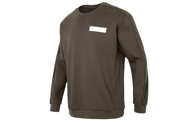 adidas Olive Green Classic Logo Crewneck Sweatshirt HY5838